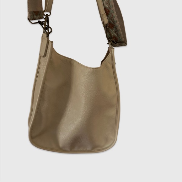 Wonderly Guitar Strap Hobo Bag- Taupe Color - Picture 5 of 16
